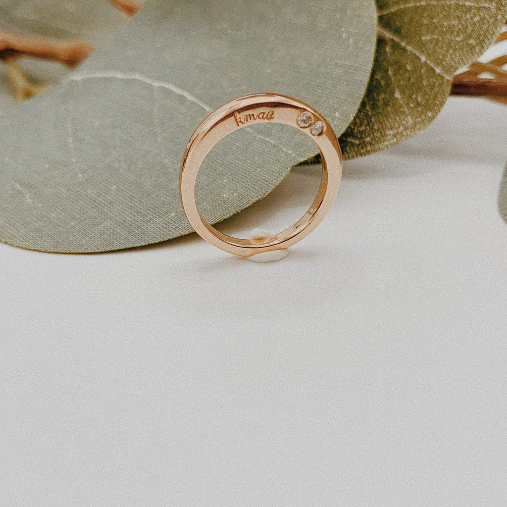 Signature Rings, Gold, Silver & Rose Gold